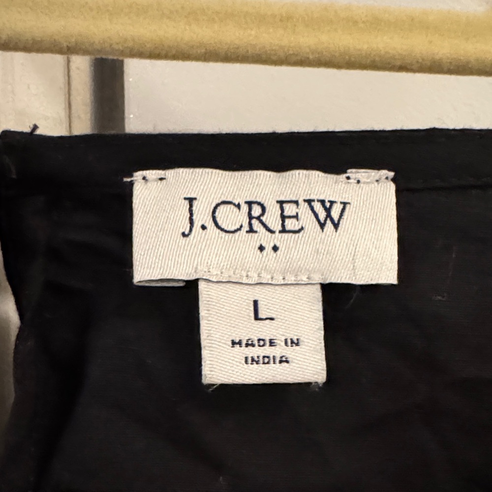 J. Crew Factory Black Ruffle Blouse - Picture 2 of 5